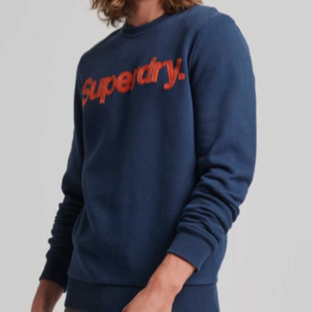SUPERDRY Machined Goods Workwear Crew Sweatshirt | XL